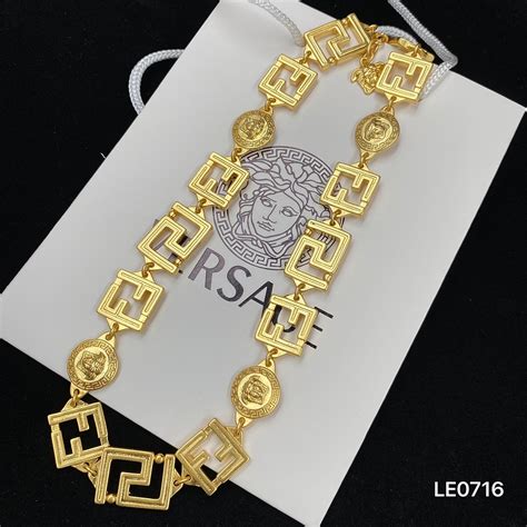 replica vintage versace jewelry|versace imitation necklace.